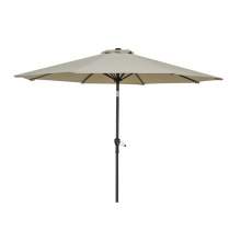 9ft Outdoor Marketing Patio Umbrella Crank and Tilt Beige