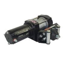 12V DC Powered Electric Winch 3000Lb Capacity Steel Wire Rope