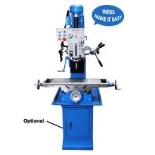 WEISS WMD45 9-1/2" x 32" Gear Head Benchtop Milling Machine   2HP(1500W)  1 Phase Milling&Drilling Machine,  Gear Drive Mill/Drill with R8 Spindle