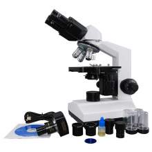 Tekscope N2-1A-EC1000 40X-2000X 10MP Digital Camera Student Biological Compound Microscope