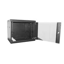 9U 23.6" x 17.8"  Single Section Wall Mounted Server Network Cabinet