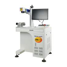 Desktop Fiber Laser Marking Machine 30W with Monitor EZ Cad FDA
