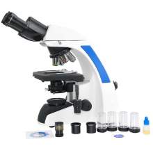 Tekscope PB-100A-EE130 40X-1600X 1.3MP Digital Professional Binocular Biological Compound Microscope