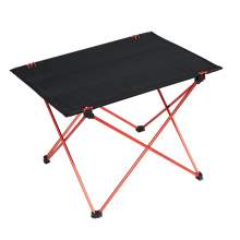 Ultralight Portable Outdoor Folding Camping Fishing Table Small Red