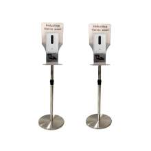 SS Hand Sanitizer Dispenser Stand With Automatic Hand Soap, 2 pcs/set,50 Sets