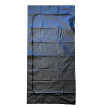 Heavy Duty Body Bag Hot Melt Handle  Adult PEVA, 92" x 36",  Black