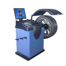 LCD Display Automatic Ruler Infrared spotting Car Wheel Balancer Tyre Balancing Machine for 10-24 Inch Wheel