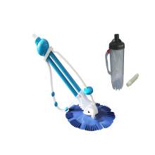 Automatic Pool Cleaner Suction Vacuum Blue with Leaf Canister