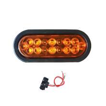 Led Trailer Tail Lights Turn Signal Indicator 6 Inch Oval Amber