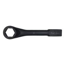Drop Forged Striking Wrench Offset Handle 2-1/16" Box End 6 point