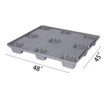 48" x 45" x 5.9" Plastic Pallet Pack Container Base