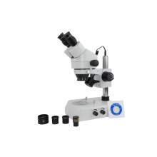 3.5X-45X 1.3MP Binocular Stereo Zoom Microscope Pillar Stand