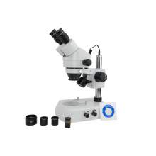 3.5X-45X 2MP Profession Binocular Stereo Zoom Microscope Pillar Stand