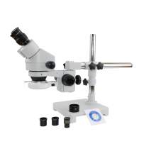 3.5X-45X 1.3MP Binocular Microscope Single-Arm Boom Stand