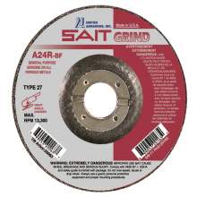 United Abrasives 4-1/2 x 1/4 x7/8 Metal Grinding Wheel Aluminum Oxide Type 27 | 20063