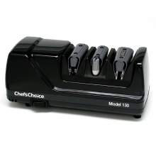 Chef's Choice Model 130 3-Stage Professional Electric Knife Sharpener, Black