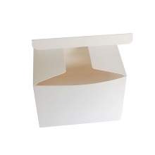 200 Pieces Gift Boxes 6 x 4 1/2  x 4 1/2” White Gloss One Parcel