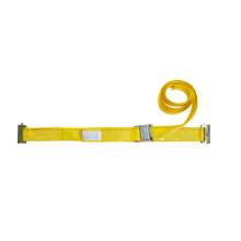 Cam Buckle Van Strap With Spring End Fitting 2"x12' WLL 833 lbs WSTDA
