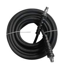 3/8 50ft High Pressure Washer Hose 3/8 Npt 4500psi Clean Connector