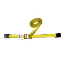 Ratchet Tie Down Strap With Flat Hook End 2" x 30' WLL 3333 lbs WSTDA