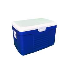58Qt Portable Blue Ice Chest Cooler Polyurethane