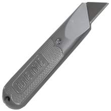 Checkered Handle Utility Knife with Fixed Blade