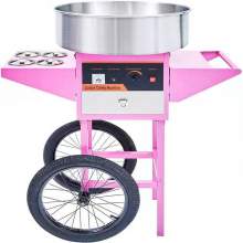 Cotton Candy Machine Cart and Electric Candy Floss Maker