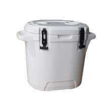 26 Qt White Color Rotomolded Round Hard Cooler