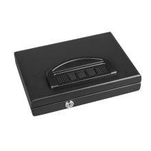 Portable Single Capacity Keyboard Lock Pistol Safe Box 2.4x11.1x8.7 in