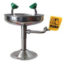 Wall Mounted 304 Stainless Steel Bowl Eyewash station Double Mouth