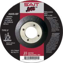 United Abrasives 6 x .045 x 7/8 Metal Cut Off Wheel Aluminum Oxide Type 27/Type 42 | 22047