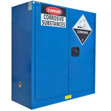 Flammable Cabinet Corrosive Cabinet 30 Gallon 44" x 43" x 18"  Self-Closing Door