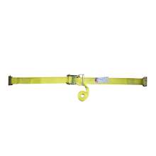 Ratchet Tie Down Strap With E Fitting 2" x 12' wll 1460LBS Yellow