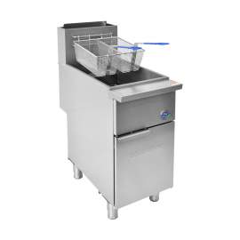 4 Tube LP Commercial  Deep Fryer-120,000 BTU Solid State Control