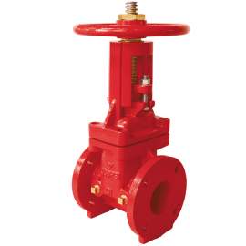 UL Certified 4'', 300Psi Resilient Wedge OS & Y Gate Valve Flanged End, Resilient Wedge Gate Valve, Rising Stem Gate Valve