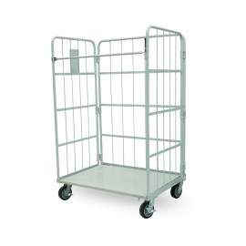 Foldable Nestable Roller Container 1200 lbs Capacity  Heavy Duty