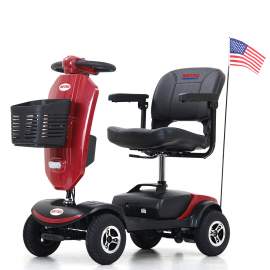 Mobility Scooters Lightweight Compact With Exclusive Front Windshield