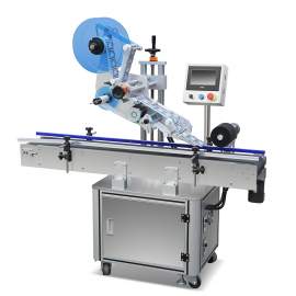 Large Size Automatic UP-Side  Flat Labeling Machine for Max 11"x8"x6" Label Sticking