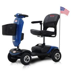 Compact Mobility Scooters With Exclusive Front Windshield For Seniors And Adults