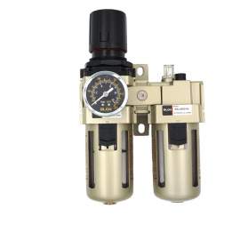 3/8" NPT Air Filter Regulator Lubricator 40Micron 22-123 psi 
