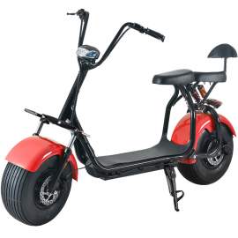 2000W Fat Tire Electric Scooter With Two Wheels Two Seat 60V20Ah