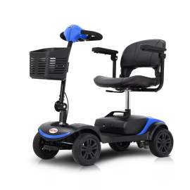 Lightweight Mobility Scooter With Four Wheels for Travel Users
