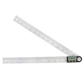 0‑200mm Stainless Steel Electronic Protractor Digital Goniometer Angle Finder Miter Gauge Ruler Cheresouse Protractor Ruler 