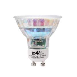 Grace 4W 6PCS LED Bulb GU10 100-250V Very Bright Healthy Warm White 3000K