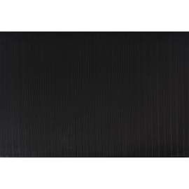 Soft Anti-Fatigue Mat Ribbed 2 ft x 3 ft Thick 3/8" Black