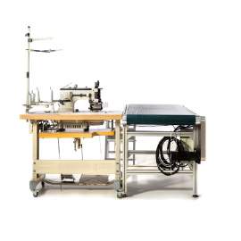 Industrial Sewing Machine Heavy Duty Silicon Edge With Convey Belt