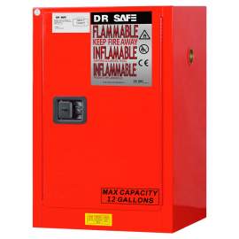 Flammable Cabinet Paint And Ink Cabinet 12 Gallon 35" x 23" x 18" Self-Closing Door