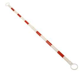 Retractable Traffic Cone Bar Red and White 4' to 7'