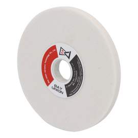 8" (D) x 3/4" (T), 38A, 1-1/4" Arbor, 46 Grit, I Hardness, White Aluminum Oxide, Surface Grinding Wheel, Type 1, Made In Taiwan