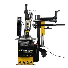 Tilt Back Tire Changer Machine with Right-Tower Single Assist  24 Inch
